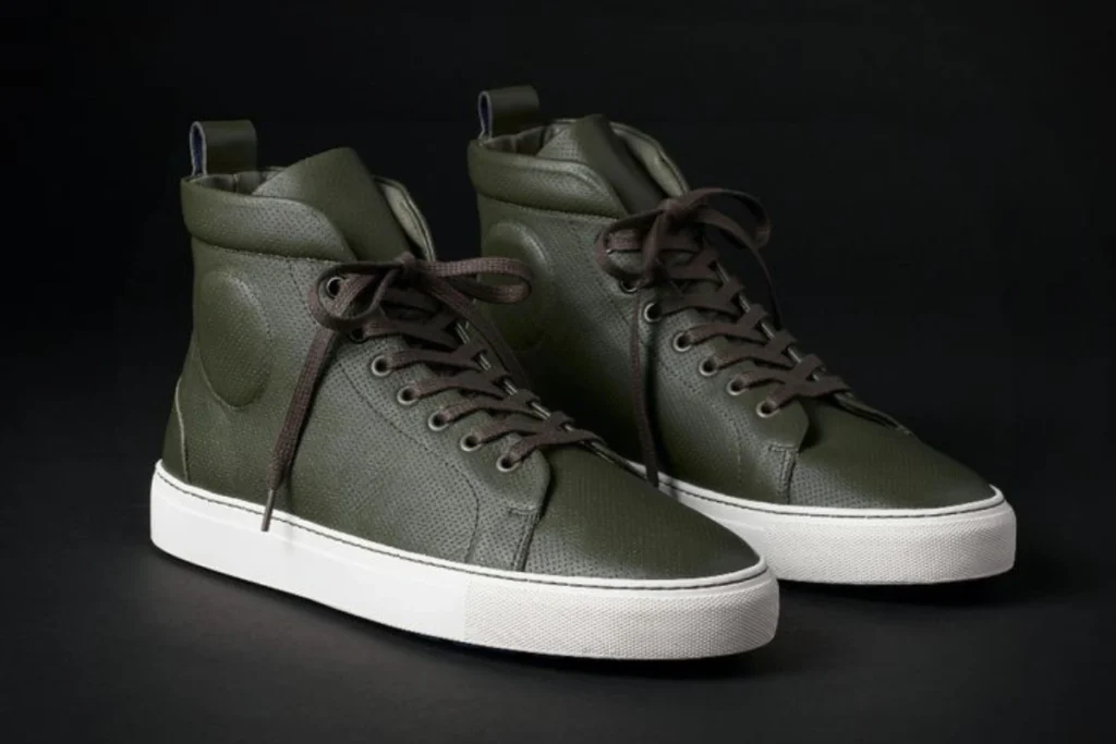 high-top sneakers