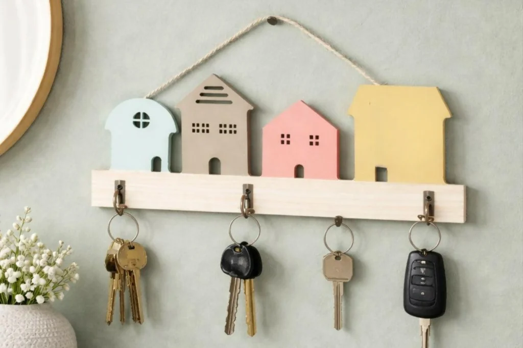 Decorative Wooden Key Holders for Organized and Stylish Entryways
