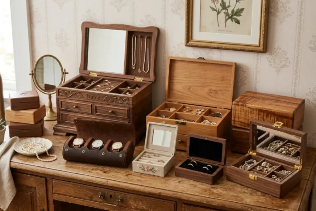 Unique Wooden Jewelry Organizer Designs for Vintage-Inspired Storage