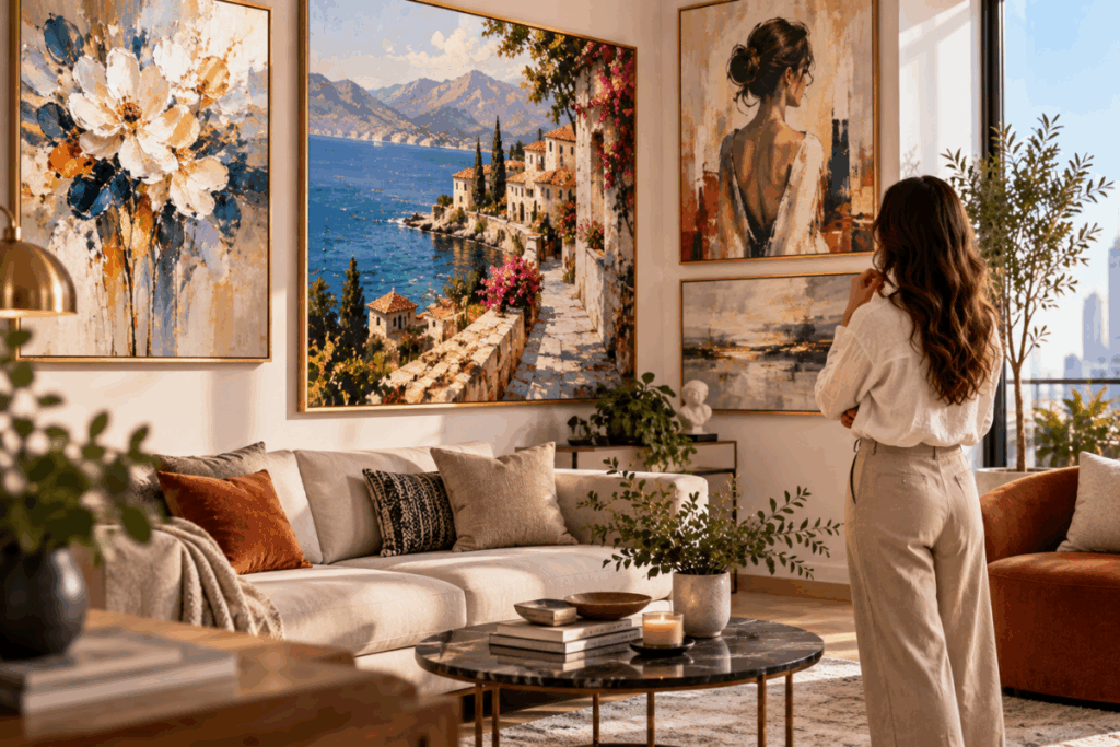 Gallery-Worthy Oil Paintings for Stylish Modern Interiors